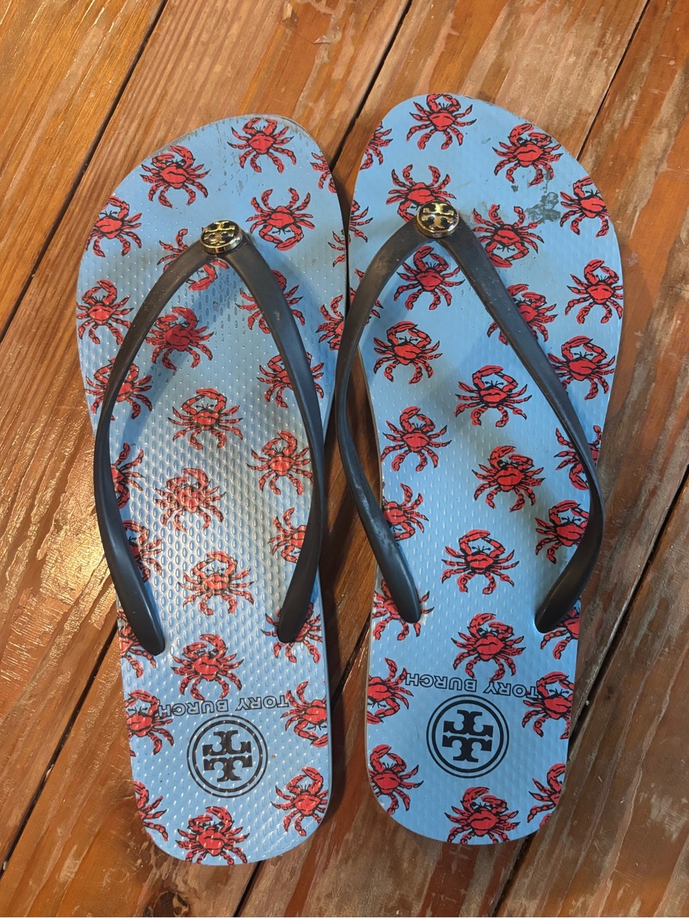 Tory Burch Flip Flops Crabs